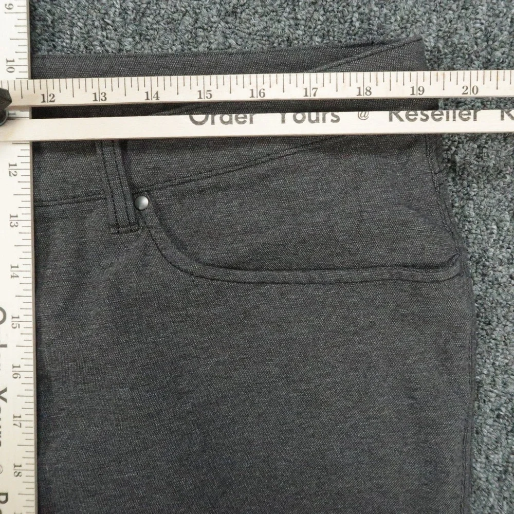 lululemon Pants Mens 38x34 Gray ABC Slim Tech Canvas 5 Pocket Straight Trouser